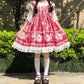 Rabbit in the Tea Garden Dress Set with Optional Undershirt Top and Hair Bow - Starlight Fair