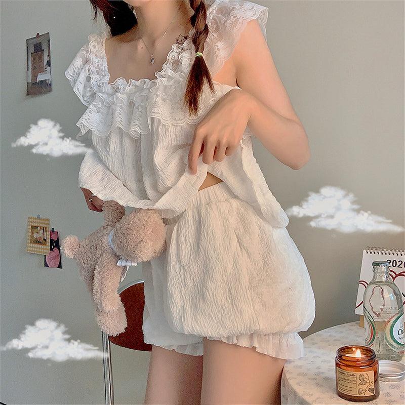 Cloud Fleece Fairycore Sleepwear Set - Starlight Fair