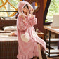 Berry Chocolate Bar Bunny Fairycore Cottagecore Princesscore Sleepwear Robe - Starlight Fair