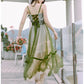 Fresh Beach Seaweed Fairycore Cottagecore Dress - Starlight Fair