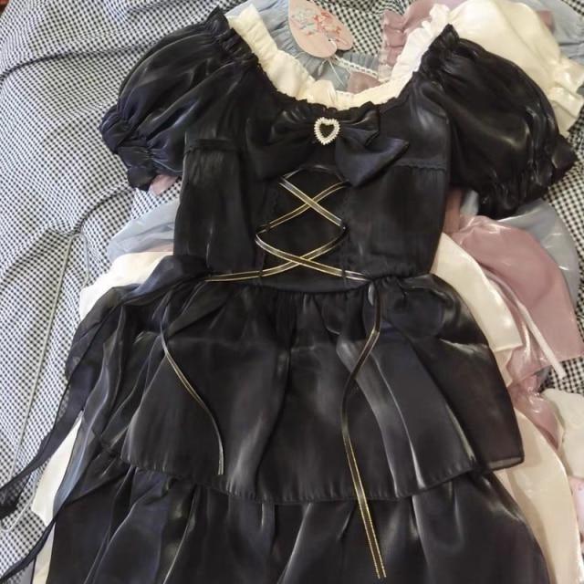 Lady LaRoux Cottagecore Fairycore Princesscore Coquette Gothic Kawaii Dress  with Optional Choker and Headband Set – Starlight Fair