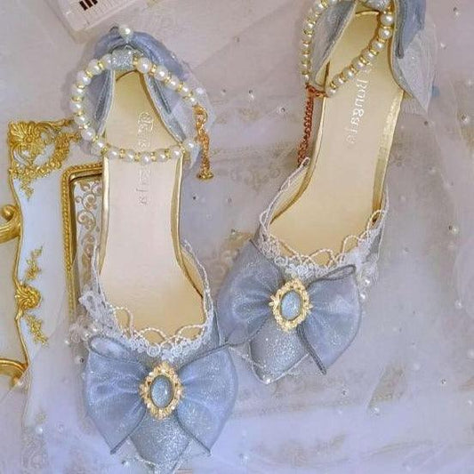 Letting Up Wedding Sunshower Fairycore Cottagecore Princesscore Shoes - Starlight Fair