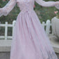 Lavender and Bellflower Lullaby Fairycore Princesscore Cottagecore Dress - Starlight Fair