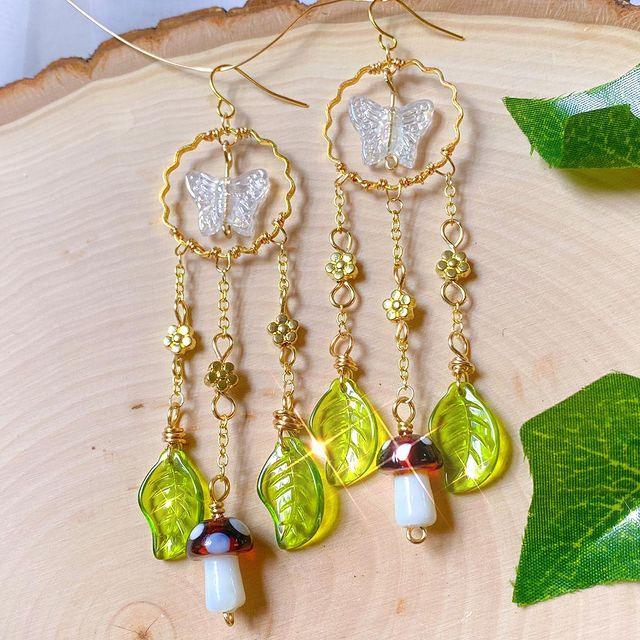 Enchanted Late Spring Fairycore Cottagecore Earrings - Starlight Fair