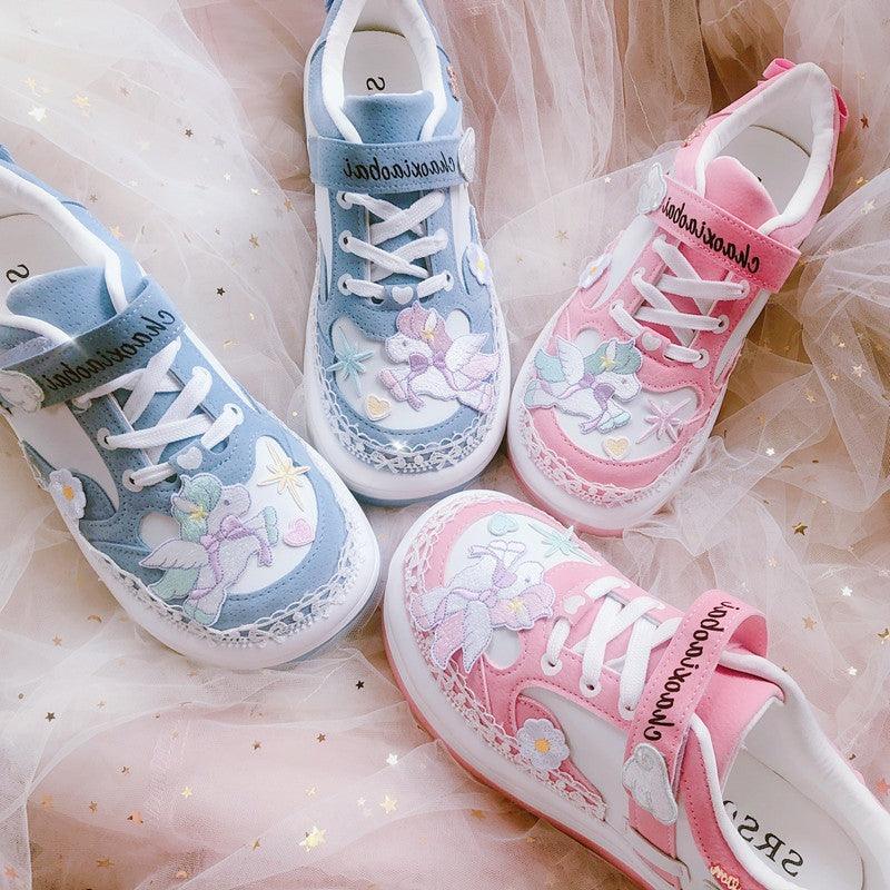 Magical Unicorn Watercoloring Book Fairycore Princesscore Sneaker Shoes - Starlight Fair