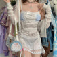 Creamy Milkmaid Fairycore Cottagecore Princesscore Dress - Starlight Fair