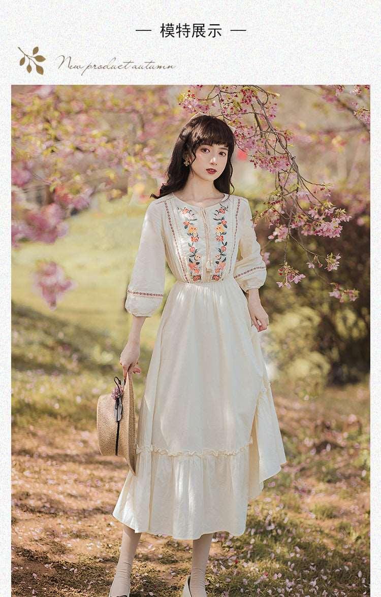 Beautiful Novelist Fairycore Cottagecore Princesscore Dress