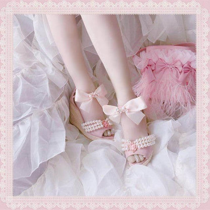 Parlor Macarons and Sakura Blossom Tea Fairycore Princesscore Cottagecore Shoes - Starlight Fair