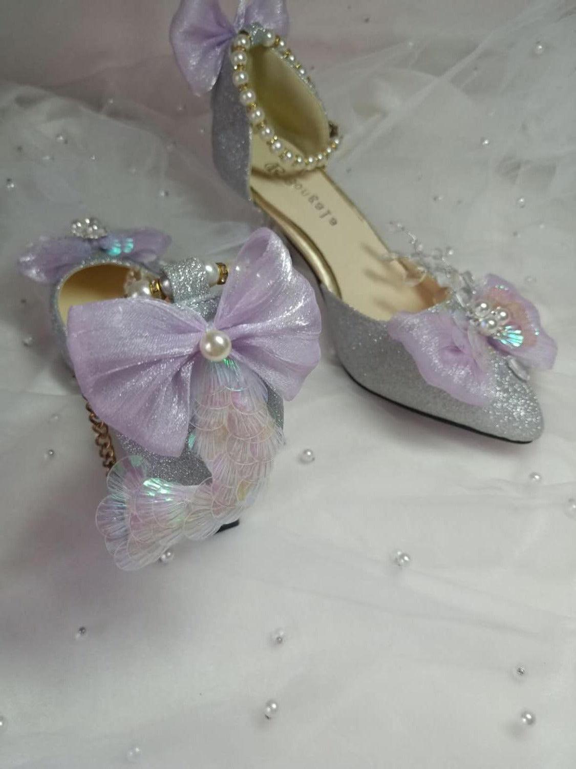 Marina's Mermaid Enchantment Fairycore Princesscore Cottagecore Shoes - Starlight Fair