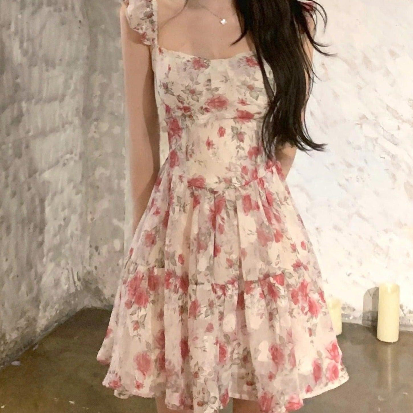 Sugared Rose Petals Fairycore Cottagecore Princesscore Dress ...