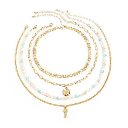 Giggles Fairycore Cottagecore Choker and Necklace Set - Starlight Fair