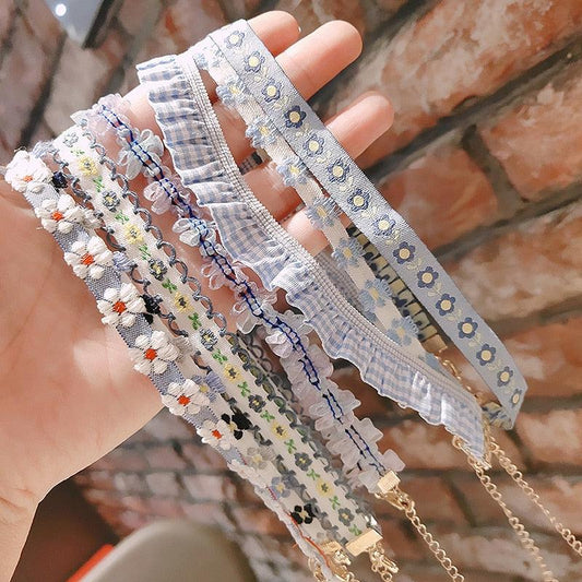 Silver Lining Fairycore Cottagecore Choker - Starlight Fair