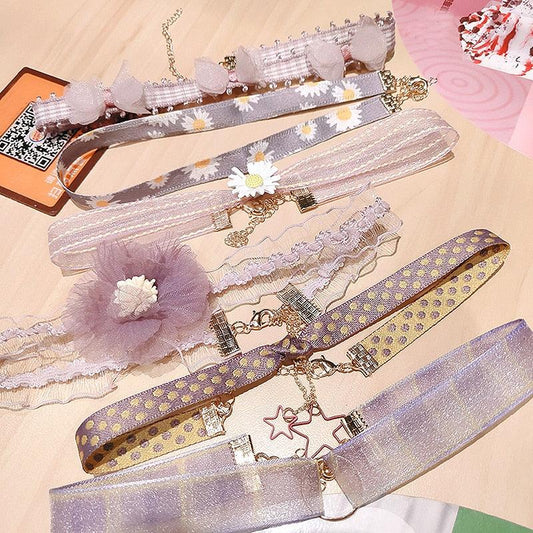 Lavender Ice Sweet Tea Fairycore Cottagecore Choker - Starlight Fair