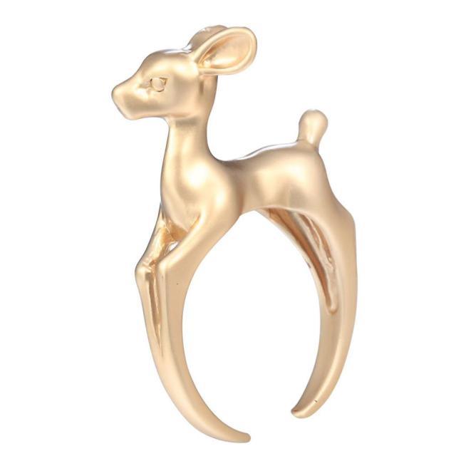 Forest Nobility Deer Cottagecore Ring Jewelry - Starlight Fair