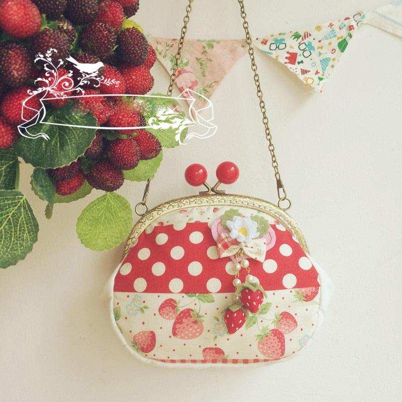 Strawberry Fields Mini Cottagecore Bag - Starlight Fair